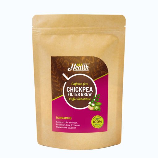 alt health india cinnamon chickpea filter brew caffeine-free coffee substitute front image