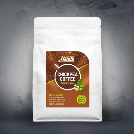 alt health chicory flavor organic chickpea coffee front image