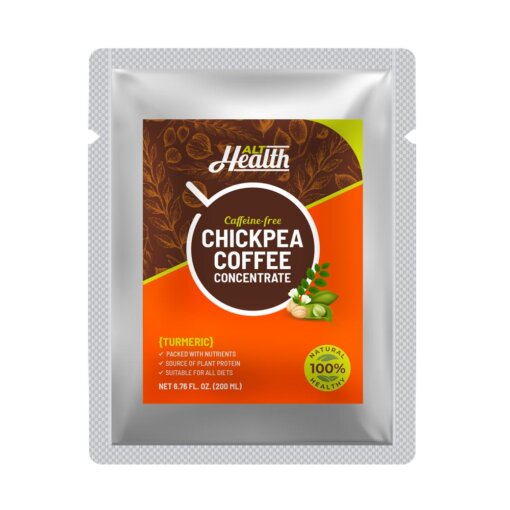 alt health turmeric flavor organic chickpea coffee concentrate front image